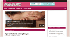 Desktop Screenshot of massagecures.com